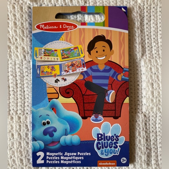 Melissa & Doug Blue's Clues & You! Take-Along Magnetic Jigsaw Puzzles - Picture 1 of 9